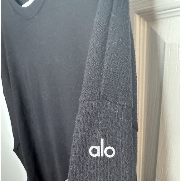 All Yoga Men’s Black Crew Neck Pullover Viscose XL - Picture 3 of 7